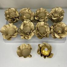 40 Cupcake Wrappers For Fine Sweets Flower Wedding Anniversary Ultrafest Lulli Style Model - Cà phê Mocha - Xem 1