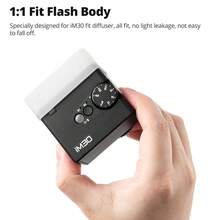 Godox IM30 Camera Flash Diffuser Speedlite Flash Light No Dazzling Cover Diffuser Light Leakage Softbox Anti Soft Brigh G4H2