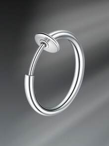 CIZME Fake Nose Rings Stainless Steel Gold Faux Septum Rings Dangle U Shaped Fake Nose Piercing Jewelry Non Piercing Septum Rings For Women Men Fake Lip Rings Ears Clip On Cartilage Earring - Fake Nose Ring - View 20