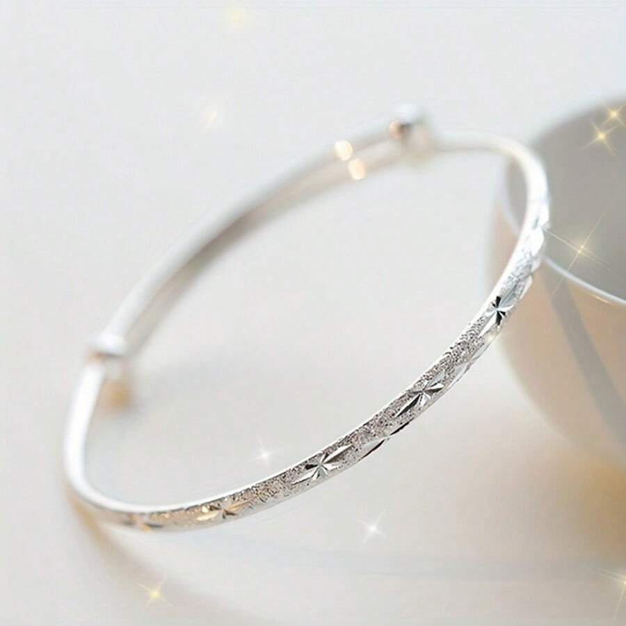 1 件优雅的 925 纯银星空手链 - 防过敏、奢华、简约的设计，适合休闲装扮或送礼 - 銀色 - 查看 1