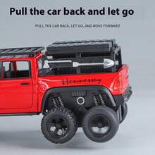 1 件霸王龙金属压铸模型车，19 厘米 X 7.2 厘米 X 8 厘米，越野车玩具，适合 3 岁以上男孩的礼物，返校