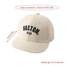 Kids Boys Girls Baseball Hats Letter Embroidery Peaked Cap Sun Cap Sun Visor Hat