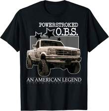 Camiseta Powerstroke Obs F350 F250 F150 7.3 6.0 6.7 - Negro - Ver 1