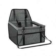 1 件防刮小型狗和貓可折疊背帶,加高加高座椅牛津透氣面料旅行安全寵物汽車包適合汽車座椅寵物背帶 - 藏蓝色 - 查看 5