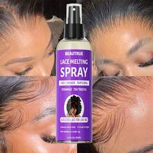 ​Beautrue 100ml Lace Wig Glue Quick Drying Spray Long Lasting Invisible Lace Natural Melting And Holding Mousse Spray Front Lace Wig Glue
