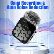 2024款无线领夹式麦克风系统，降噪领夹式麦克风，适用于智能手机/安卓手机/采访，专业无线领夹式麦克风，音质清晰，延迟低，传输距离远 - ZSK-J33 - 查看 11