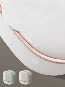 Wall Mounted Soap Dish, Luxury Wall Mounted Soap Dish With Lid, Waterproof Soap Dish With Drainage Box, No Drilling Plastic Soap For Bathroom, Unique Soap Drainage Container For Home Bathroom Home Bathroom Decor Summer, Bathroom, Shower, Travel, Soap Holder, Toiletries, Bathroom Accessory, Bathroom Storage Shelf(Cannot Be Pasted On Cement Walls And Wooden Walls).