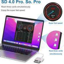 USB C SD Card Reader For Phone 15//Pad, 3-Slot USB Type C To CF/SD/TF Card Adapter Supports Compact Flash/Micro SD Card Compatible With MacBook Pro/Air M1 M2 Android S22 S23