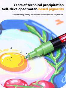 36 Colors - 168 Colors Acrylic Markers, Waterproof And Sun-Resistant Multifunctional Painting Pens, Non-Transparent And Stackable Art Special Painting Markers, Student-Use Art Supplies DIY Color Painting Pens, Ceramic Mug Coloring, Must-Have Gifts For The School Season