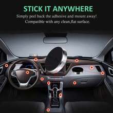 Magnetic Car Phone Holder Universal Car Phone Stand For IPhone    Dashboard Wall Mounted Car Magnet Sticker