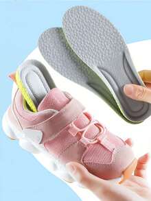 1双儿童运动鞋垫，男童女童适用，透气、吸汗、高弹性、减震