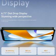 Xiaomi Mi POCO C61 Versión Global Smartphone con pantalla suave de 6.71" y 90Hz, diseño refinado y elegante, sistema de cámara dual IA de 8MP, batería masiva de 5000mAh (típica), desbloqueo  por huella dactilar y reconocimiento facial, procesador MediaTek Helio G36 de 12nm con 8 núcleos de hasta 2.2GHz, soporta almacenamiento ampliable, carga de 10W, Bluetooth 5.4, Android 14 y soporta Dual 4G