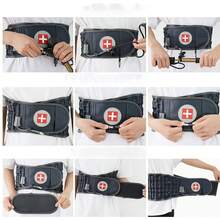 Inflatable Lumbar Support Belt Decompression Back Brace For Men Women Back Traction Device Lumbar Decompression Belt Fits Waist Size 29-49 Inches - Màu xanh lam - Xem 6