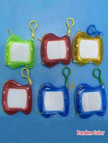 2pcs/4pcs/6pcs/8pcs/10pcs Mini Magnetic Drawing Board, Backpack & Key Chain Memo Pad, Erasable Doodle Sketch Writing Board, Birthday Party Favors & Gift Bag Filler Back To School Valentine Day Valentine DAY, Valentines Wedding, Birthday [Random Colors & Styles] [Some Accessories Colors Random] - Multicolor - View 11