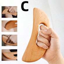 木质环形按摩器，精细身体刷脂按摩工具，哥伦比亚女士淋巴引流健身配件套装 - 彩色 - 查看 10