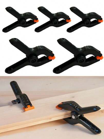 10 piezas de pinzas de resorte de plástico, pinzas de uso múltiple de agarre fuerte para manualidades, soportes de fondo, carpintería, estudios de fotografía, Halloween, Navidad, Acción de Gracias, Festival de la Cosecha, decoraciones de otoño, regalos