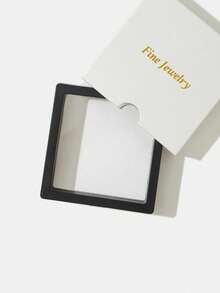 1 件迷人 S925 纯银方晶锆石戒指女士订婚珠宝精美珠宝 - 1# - 查看 7