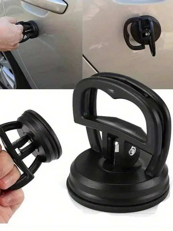 Extractor de abolladuras, juego de extractor de abolladuras de coche, extractor de abolladuras de coche, elevador de mango, reparador de abolladuras de coche resistente, extractor de abolladuras con ventosa y juego de reparación de abolladuras sin pintura, adecuado para abolladuras en carrocería de coche, cristal y azulejos