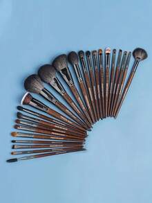 Princess Rose 24pcs Beauty Tools, Makeup Brushes, Brushes Sets With Portable Makeup Brush Bag Natural Goat Hair Powder Foundation Contour Blending Eyeshadow Eyeliner Makeup Tools,Brush Set,Makeup Brush Kit,Make Up Brush Set,Make Up Set Complete,Makeup Brush Set,Complete Makeup Kit,Brush Kit,Brushes Makeup Set,Makeup Gift Set,Set - Brown - View 5