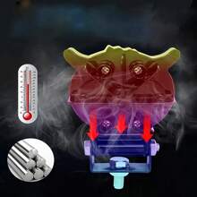 Heyword Heyword The Two-Color Motorcycle Headlight Features An Owl Design With Four Modes Of Auxiliary Spotlights, Motorcycle Scooter Fog Lights, And Driving Lights