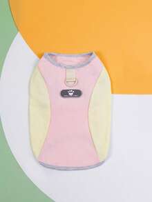 1pc Pet Mesh Breathable Reversible Vest/Harness - Multicolor - View 4