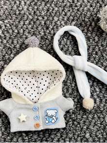 10cm Animal Series, Blue Puppy, Pink Kitten Clothes, 10cm Doll Costume Set, Only Selling Clothes, Not Dolls - Royal Blue - View 2