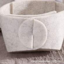 Filz Aufbewahrungskorb, Schreibtisch Kosmetik- & Miscellaneous-Organizer Box, multifunktionale Großraum-Aufbewahrungslösung für Schlafzimmer, Wohnheim, Zuhause, zufälliger Stil Lieferung