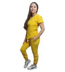 Scrub Sets - Mustard Yellow - View 2