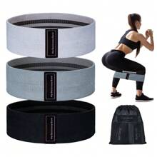 Faixa de Resistência para Exercícios, Faixa de Exercícios Nível 3, Conjunto de Faixa de Fitness Masculina e Feminina, Faixa para Quadril e Perna, Adequado para Fitness Familiar, Academia, Yoga, Pilates, Esporte, Academia, Exercícios em Casa, Tira de Academia, Faixas de Resistência