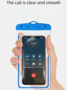 Große wasserdichte Tasche - Hält Ihr Telefon trocken und unter Wasser! Perfekt für Wassersportarten, Strände, Schwimmen, Surfen und Rafting. Bietet umfassenden Schutz für Ihr Telefon, geeignet als Reiseaufbewahrungstasche, Kosmetiktasche