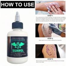 14 件纹身转印套装：包含凝胶、模板纸、练习皮和记号笔 | 无香精，无需电池，适合初学者纹身艺术家和纹身艺术家 - 彩色 - 查看 8