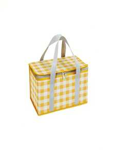 大容量户外野餐包，露营徒步午餐盒，格子手提包，旅行保温包，便当午餐包，保温食品储存袋，果蔬袋，露营配件，野餐收纳，露营装备，耐用防水，方便携带，适合外卖，户外收纳，通勤，营地厨房用具，旅行收纳，家庭娱乐，户外活动，保温，男士礼物，女士礼物，个性化礼物，露营装备，露营必备 - 彩色 - 查看 10