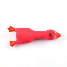 Süßes Latex Hühner-förmiges Quietsch-Spielzeug für Haustiere, Hund, Katze, Welpe, Kau-Geräuschspielzeug, schreiende Hühner-Simulation, kreatives Hundeaccessoire