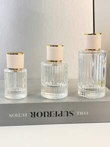 1pc 30ml/50ml/100ml High-End Glass Perfume Spray Bottle, Refillable Perfume Empty Bottle, Portable Travel Container, Home Decor, Fall Decor #Back To School Season