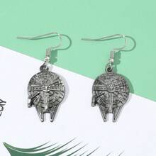 Disney Pendientes con colgante de aleación metálica del Halcón Milenario de de Disney, decoraciones de fiesta, regalo de fan