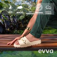 EVVA HIT Women Flip-Flops - Champagne - View 1