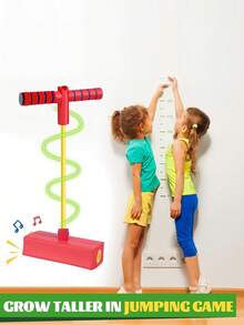 1个儿童跳跳棒玩具，亲子互动室内游戏，训练儿童感官能力，增强平衡能力，适合室内/室外跳跃训练，促进全面身体发育，趣味新年/生日礼物