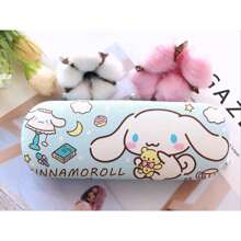 Sanrio 2 Stücke Sanrio Brillenetui für Hello Kitty, My Melody, Kuromi, Cinnamoroll - süßer Katzen-Muster, Kunstleder, stoßfest und druckbeständig, modisches Design für den täglichen Gebrauch, Sanrio