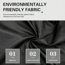 1 pieza Delantal de peluquería impermeable para salón, capa de corte de pelo de barbería, accesorio profesional para estilismo y corte de pelo - Multicolor - Ver 9