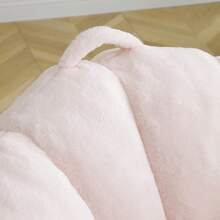 Giant Bean Bag Chair With Footstool,Lazy Sofa - Oversized High Back Corduroy Bean Bag Couch,Floor Sofa For Living Room, Home Theater, Play Zone - & Non-Slip Base,Very Suitable For Bedrooms, Living Rooms, Game Rooms, Study Rooms, Offices, Or Apartments. - B-粉紅色(附腳蹬豆袋椅) - 查看 5