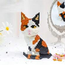 1322块三色迷你猫咪积木套装——猫咪爱好者的首选，逼真的设计让您仿佛置身于爱猫的世界，是理想的节日礼物，宠物主题积木套装还能增进亲子互动。 - Pack Bag - 查看 11