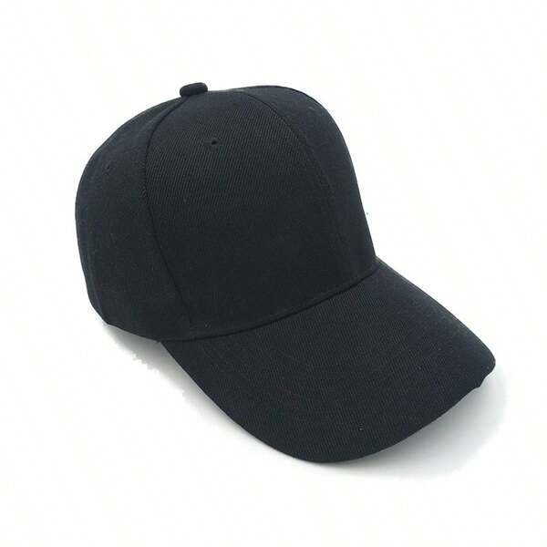 1pc Plain Color Baseball Cap, Outdoor Advertising Hat, Snapback Hat, Blank Hat, Curved Brim Hip-Hop Hat For Men And Women, Sun Hat For Travel. If The Hat Is Slightly Deformed Upon Arrival, There Are Care Instructions.