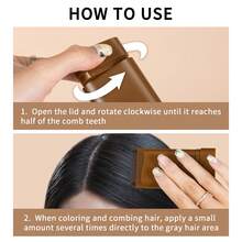 Black Sesame Temporary Hair Dye 2-IN-1 Comb&Dye Fast-Colored Long Lasting Makeup, Waterproof Easy To Clean Gentle Formula, Non-Irritating, Back To School, Travel Holiday Essentials, Hair Accessories For Women, Slick Back Brush, Barber Accessories, Hair Dryer, Hair, Barber, Hair Tools, Hair Products,Hair Dryer,Hair, Accessories, Hair Products, Hair Tools, Hair Stuff, Hair Care, Curly Hair Brush, Barber, Barber Accessories, Hairdressing Equipment,Travel Essentials,Travel Essential,Hairstyle,Hairdressing,Hair,Travel,Hair Products,Hair Tools,Hair Stuff,Barber,Barber Accessories,Barbershop,Hairdressing Equipment - Multicolor - View 7