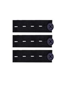 Denim Waist Enlargement Tool, Adjustable Elastic Waist Extenders ,Waistband Expander For Men And Women Jeans Pants,Extension Buckle, Waist Expansion Button Elastic Adjustment Buckle, Detachable, DIY Garment Accessories Button Extender,Waist Enlargement Without Seam Buckle, Suitable For Jeans, Trousers, Seamless Detachable Denim Tight Buckle, Comfortable Fit Button