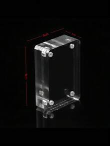 1个亚克力相框，强磁照片及办公名片夹。亚克力板两面均贴有保护膜。使用前请撕掉保护膜。1个/2个/3个亚克力相框，透明强磁相框夹 - 白色 - 查看 4