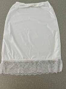 European And American Style Lace Slip Skirt, A-Line Skirt, Women Underskirt