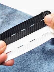 Denim Waist Enlargement Tool, Adjustable Elastic Waist Extenders ,Waistband Expander For Men And Women Jeans Pants,Extension Buckle, Waist Expansion Button Elastic Adjustment Buckle, Detachable, DIY Garment Accessories Button Extender,Waist Enlargement Without Seam Buckle, Suitable For Jeans, Trousers, Seamless Detachable Denim Tight Buckle, Comfortable Fit Button