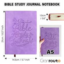 Granrouto Granrouto Bibel Studien Journal 1 Stück mit der SOAP-Methode - Bibel Studien Zubehör Kirchennotizen Notizbuch Tägliche Andachten Notizbuch Gebetsjournal Notiznahme & Journaling Set Glaubensbasierte religiöse Geschenke für Frauen Männer Christliche Geschenke für Frauen, lila Schulmaterial, Schulanfang