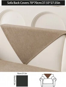 1入防水防油沙發坐墊，現代極簡設計全季節沙發墊，抗污、防刮花、防滑沙發套，防塵、防髒、可清洗不易褪色的L形沙發和1、2、3或4個座位套 - 咖啡棕 - 查看 19