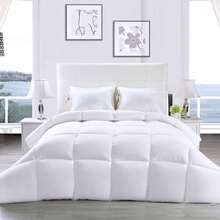 [Available In All Seasons]Utopia Bedding Lightweight Comforter,Breathable Queen Down Comforter, Cozy Duvet Queen Size Insert, White Queen Comforter Winter Best Hig - 白色 - 查看 9
